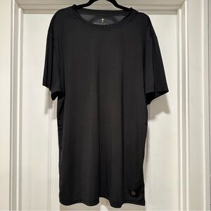 American Tall Men's Black Athletic Performance T‑Shirt Size XLT Extra Large Tall